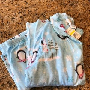 Karen Neuburger Fleece pajamas, size M, NWT